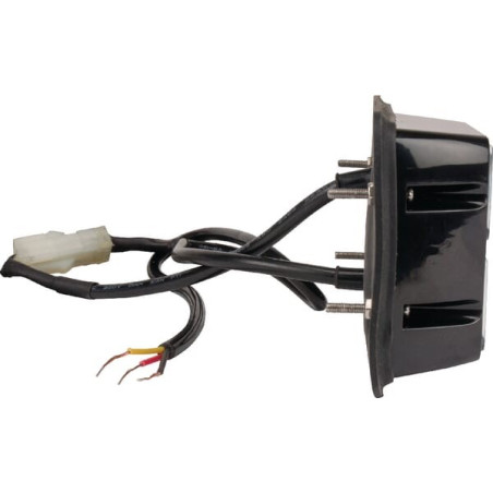 Avertisseur flash LED orange 6x3W 12/24V UNIVERSEL LA20010