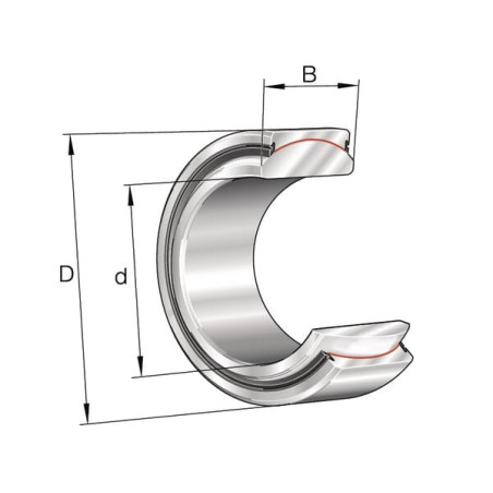Roulement articulé INA/FFAG GE60UK2RSAINA