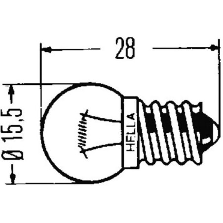 Ampoule HELLA 8GP002096061
