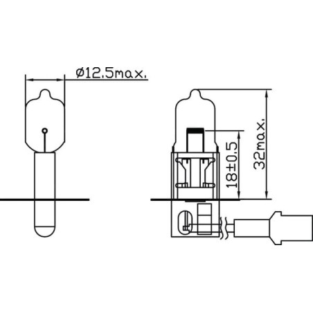 Ampoule UNIVERSEL B2417