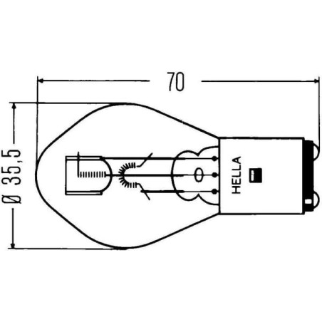 Ampoule HELLA 8GD002084251