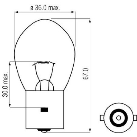 Ampoule UNIVERSEL B1260