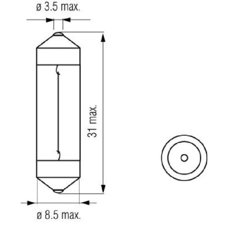 Ampoule UNIVERSEL B1245