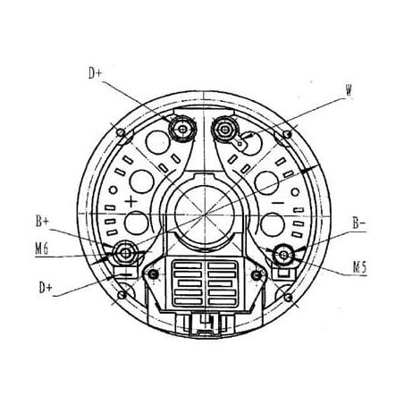 Alternateur UNIVERSEL ALT26250091