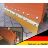 Bande d'usure pour lames à neige - 1000 x 100 x 20 mm - Qualité professionnelle - Fabrication Allemande Tracteur Tondeuse Autopo