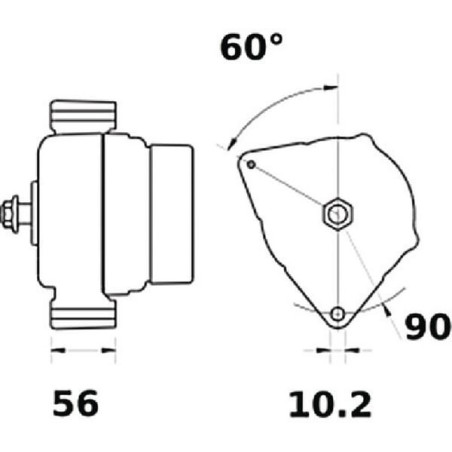 Alternateur MAHLE IA1117