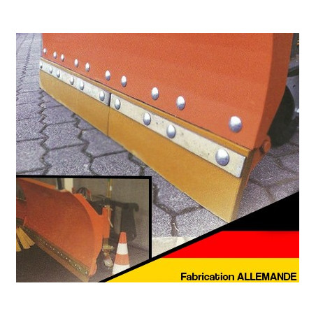 Bande d'usure pour lames à neige - 1000 x 100 x 20 mm - Qualité professionnelle - Fabrication Allemande Tracteur Tondeuse Autopo