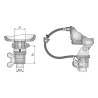 Adaptateur pour collier de tube UNIVERSEL LA10040