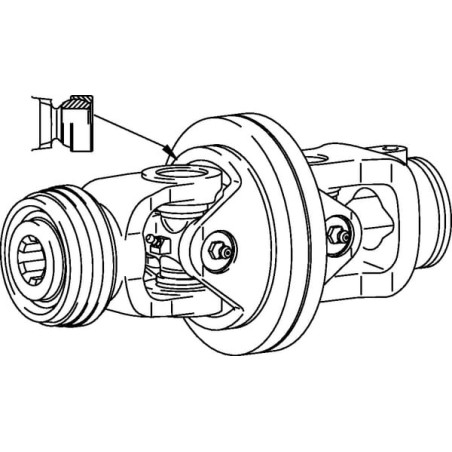 Accouplement grand-angle P580 WALTERSCHEID 36843203613312