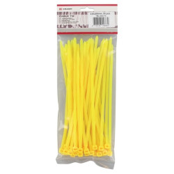 Serre-câbles 4,8x200mm jaune UNIVERSEL TRBL48200YEL