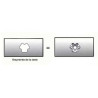 LAME droite MTD 7420672 - 742-0672 - 74204020 - 742-04020 - 46,5 cm - 6 étoiles