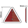 Kit de 2 catadioptres rectangle rouge 160mm à visser UNIVERSEL TOR4551