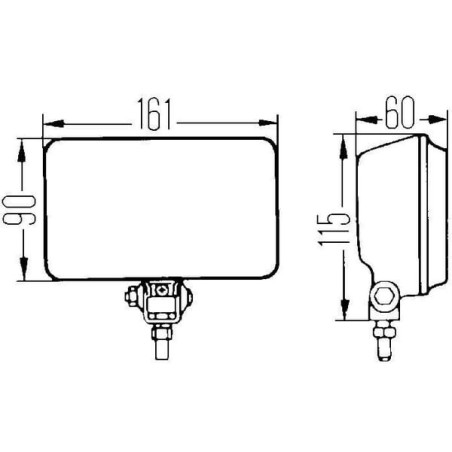 Kit anti-brouillards avant HELLA 1NB005860601