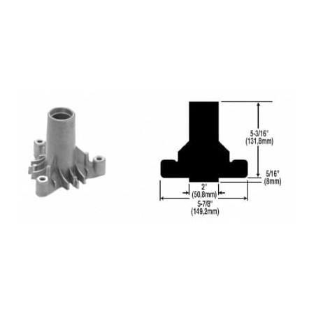 Corps de palier nu pour AYP / HUSQVARNA 128774 - 532128774 - Viking 6109-004-2009