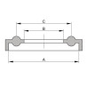 Joint spi UNIVERSEL TCGL40EPDM