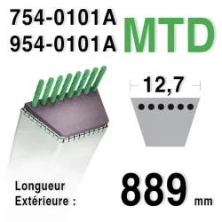 Courroie MTD 754-0101A - 954-0101A CUB CADET - BOLENS