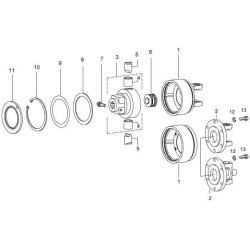 Bloc ressorts pour limiteur à friction WALTERSCHEID 592404235