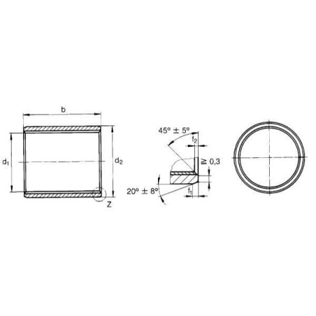 Bague PERMAGLIDE PAP0305P14