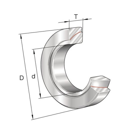 Roulement articulé INA/FFAG GE35SWAINA