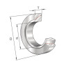 Roulement articulé INA/FFAG GE35SWAINA