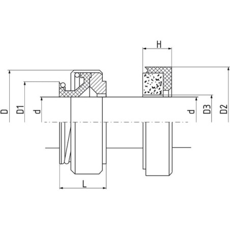 Joint de pompe à eau UNIVERSEL MS10033461
