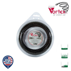 Coque fil nylon hélicoïdal copolymère VORTEX  - 2.40mm x 35m - Qualité professionnelle - Fabrication américaine