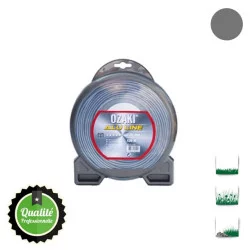 Coque fil nylon bi-composant OZAKI Alu Line  - 1.60mm x 15m - Qualité professionnelle
