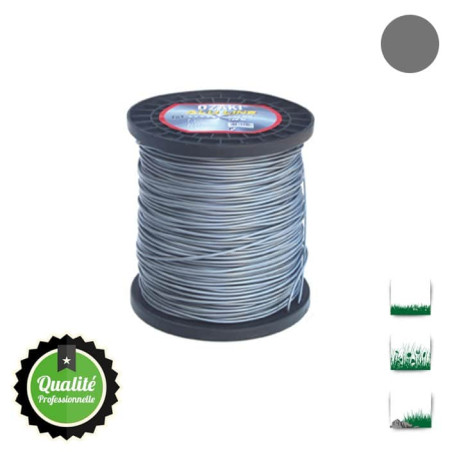 Coque fil nylon bi-composant OZAKI Alu Line  - 2mm x 126m - Qualité professionnelle