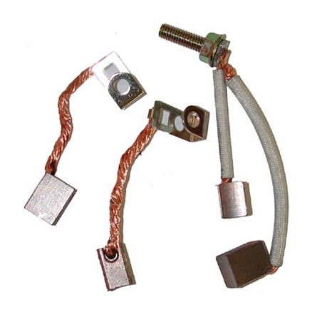 Kit jeu de charbons 490311 pour démarreurs BRIGGS & STRATTON munis d’une goupille d’arrêt pour le pignon