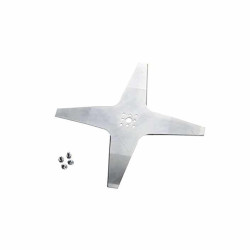 Lame plate robot tondeuse 4 dents diamètre 24cm - 50D001802 - AMBROGIO -WIPER