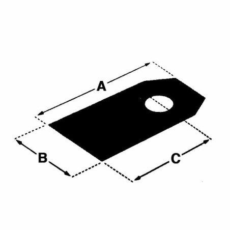 Jeu de 3 lames robot tondeuse GARDENA 4087-20 - 9668095-01 pour R40Li, R70Li livré avec vis