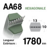 COURROIE AA68 - SNAPPER 1-0749, 10749, 7010749