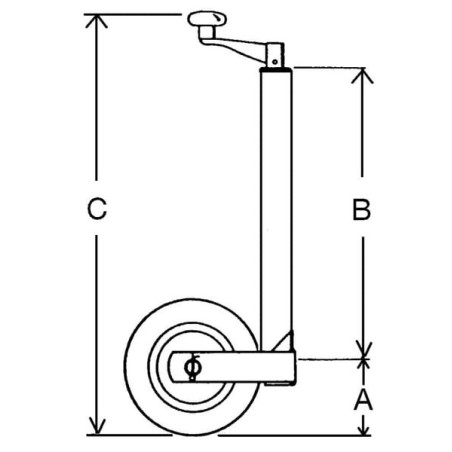 Roue UNIVERSEL WS1062