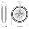 Roue TENTE PVR0803512