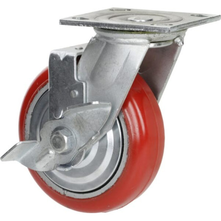 Roue pivotante avec frein COMPAC C003496