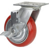Roue pivotante avec frein COMPAC C003496
