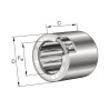 Roue libre avec cage en acier INA/FFAG HF1012