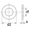 Rondelle M8 UNIVERSEL 125A8RVS