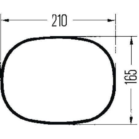 Rétroviseur HELLA 8SB002404121
