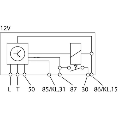 Relais de préchauffage HELLA 4RV008188181