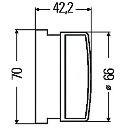 Réflecteur HELLA 8RA009001031