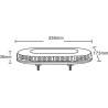 Rampe lumineuse LED magnétique 3x30W UNIVERSEL LA20018