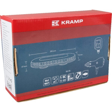 Rampe lumineuse LED magnétique 3x30W UNIVERSEL LA20007