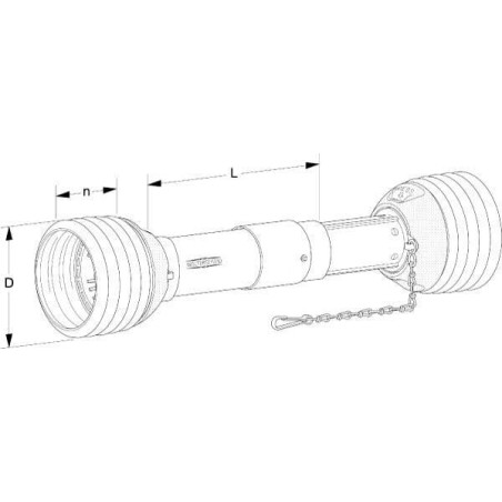 Protection tube extérieur WALTERSCHEID PG201000