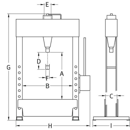 Presse d'atelier 20t COMPAC FP20COM