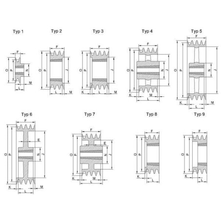 Poulie UNIVERSEL 236C4TL