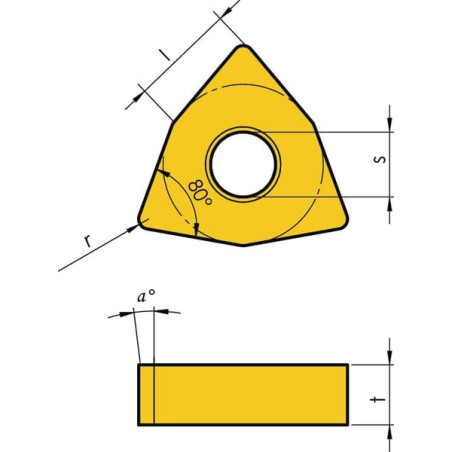 Porte-plaquette I-TOOLS WNMG080408MMIT1601