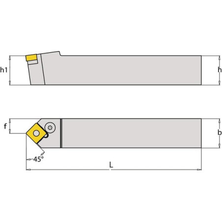 Porte-plaquette I-TOOLS PSDNN2525M12