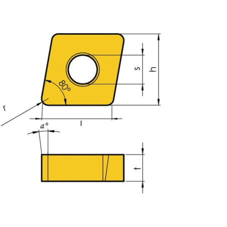 Porte-plaquette I-TOOLS CNMG120404MMIT1601