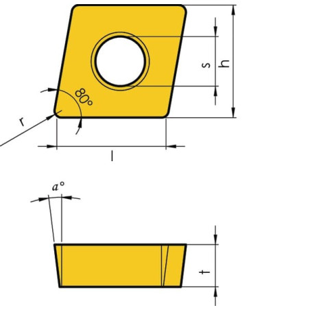 Porte-plaquette I-TOOLS CCMT060204MMIT1601